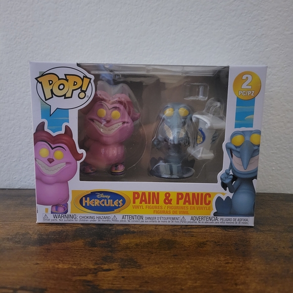 Funko Other - Funko Pop Disney Hercules Pain & Panic 2 Pack